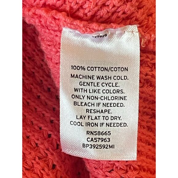 BP Women's Pink Knotted Pullover Sweater V-neck Small - Picture 6 of 6